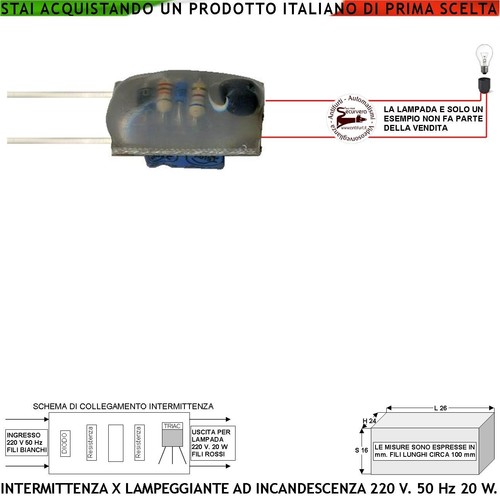 Intermittenza Elettronica CRISCUOLO Brico - Antidisturbo Verde Per Auto - Foto 2