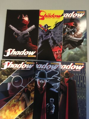 2012 Dynamite Entertainment The Shadow #2-7 (5 of 6 C Cover Variant) Garth Ennis