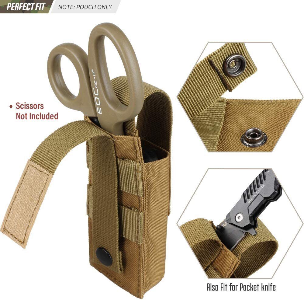Tactical Single/Double Stack Magazine Pouch Mag Holder for 1911/9mm To ...
