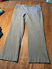 Size 14 Time and Tru Grey Black Ankle Capri Casual Pants with Pockets Belt Loops