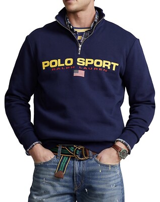 Polo Sport RRL Ralph Lauren Quarter Zip Fleece Pullover Polo Sport RRL Ralph Lauren Quarter Zip Fleece Pullover