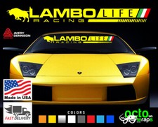 fit Lamborghini huracan gallardo  aventador murcielago windshield decal sticker 