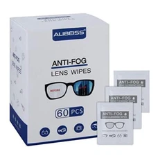Anti-Fog Lens Wipes Pre-Moistened  Wipes,6" X 5" for Eye Glasses, Lense, 60 Pack