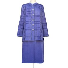JSS Knitwear Skirt Suit Mother of the Bride Designers Knit Women s Size 16