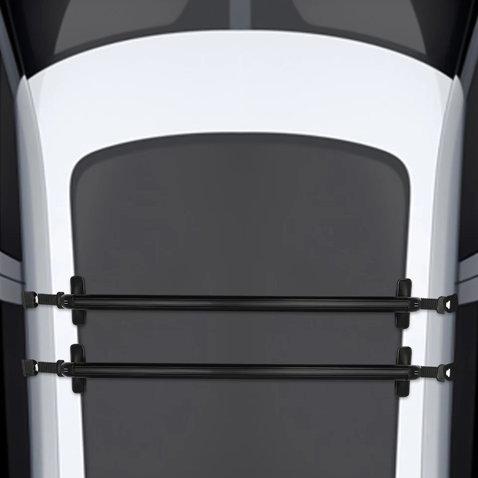 Universal Car Top Roof Rack Cross Bar Luggage Cargo Carrier For 4 5 Door Car Foto 4 de 4