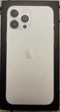 iPhone 13 Pro Max Box Only. Silver 259GB Inside Box iPhone Info Apple Sticker