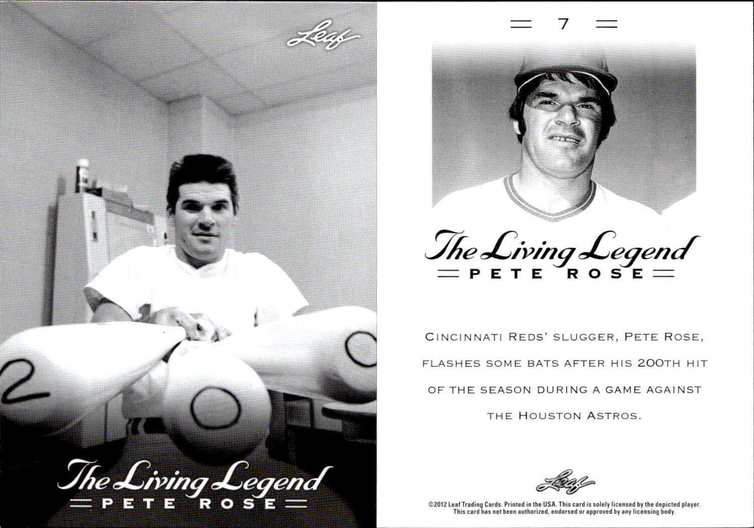 2012 Leaf The Living Legend Pete Rose Complete Your Set #1-50 You Pick!