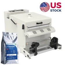 US Stock 15in Auto TPU Adhesive Powder Shaker Dryer Machine with Touch Screen