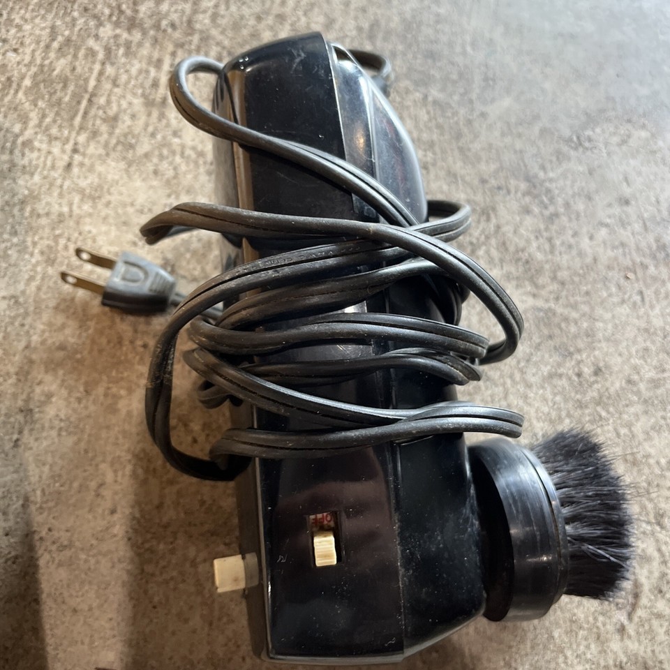 Vintage RonsonRoto Shine Electric Shoe Polisher W/ Wood Box Tested eBay