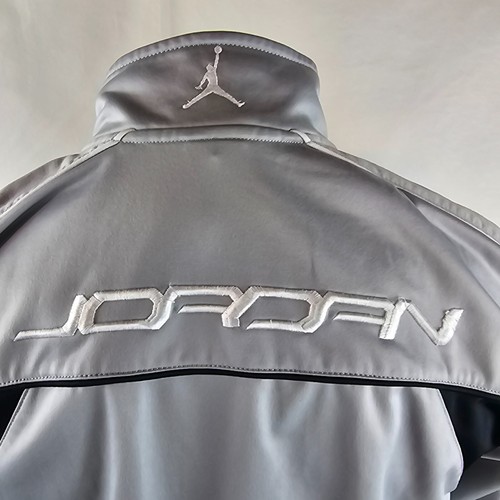 Jordan Sweatshirt Boys Large Gray Jumpan Full Zip Basketball Casual Athleisure - Picture 8 of 13