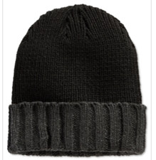  99 Alfani Men's Gray Black Hat Winter Skull Cap Beanie One Size