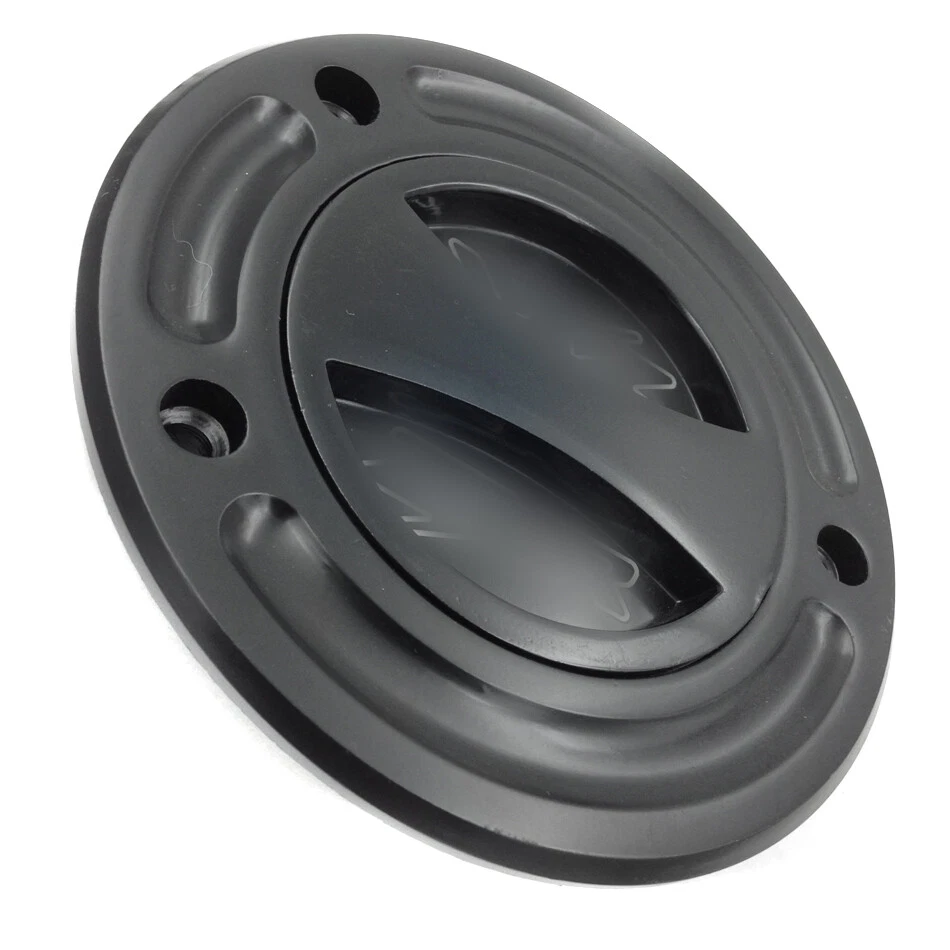 Tampa preta do tanque de combustível torção para Kawasaki ZX-14R/ ZZR1200/ZRX1200R - Imagem 2 de 4