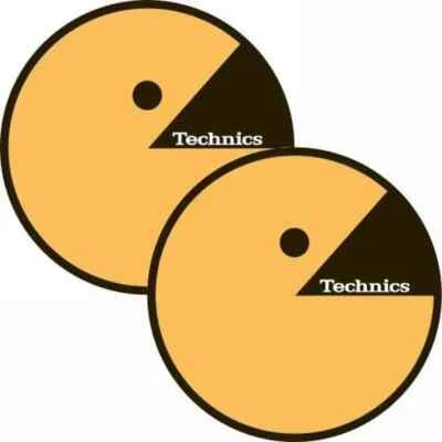 MAGMA SLIPMAT TECMAN coppia panni sottodisco technics per giradischi dj pacman