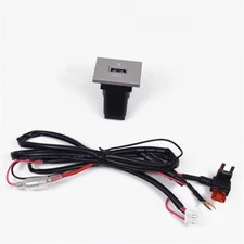 USB-A QC3.0 Port Car Fast Charger Socket Panel Fit For Ford Focus MK2 2005-2009