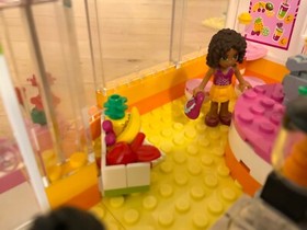 Lego Friends Heartlake Juice Bar 41035 - 100% complete! w/bonus extra minifig