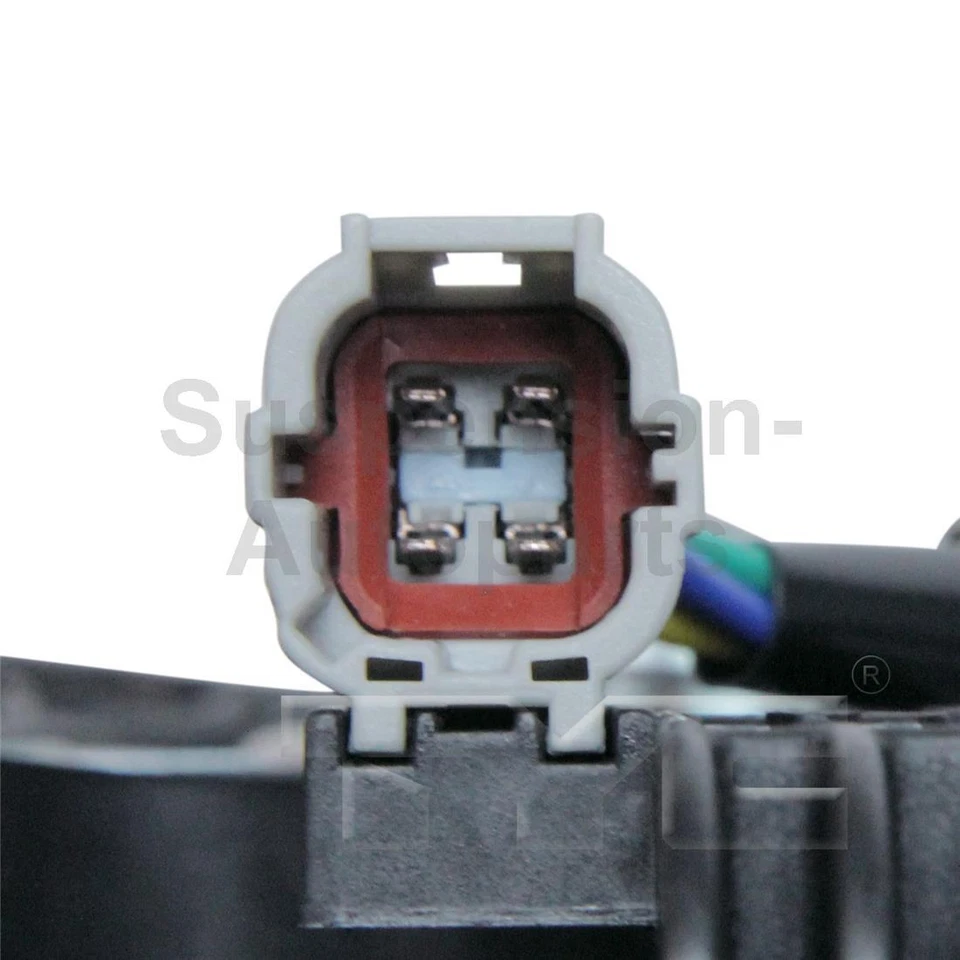 Ventilador de radiador y condensador doble TYC para Nissan 350Z_SU 2007 2008 Foto 4 de 4