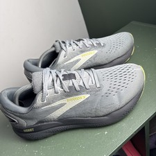 Brooks Ghost 16 Shoes Mens 10.5 2E Gray Cushioned Running Sneakers 1104182E040