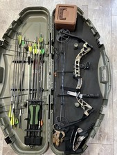 NEW Diamond Bowtech Infinite Edge XT CAMO Compound Bow UPGRADE PKG LH Shot Once