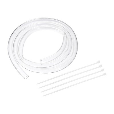 Flexible PVC Pipe with Clamps, 18mm ID x 23mm OD - 2m General Purpose