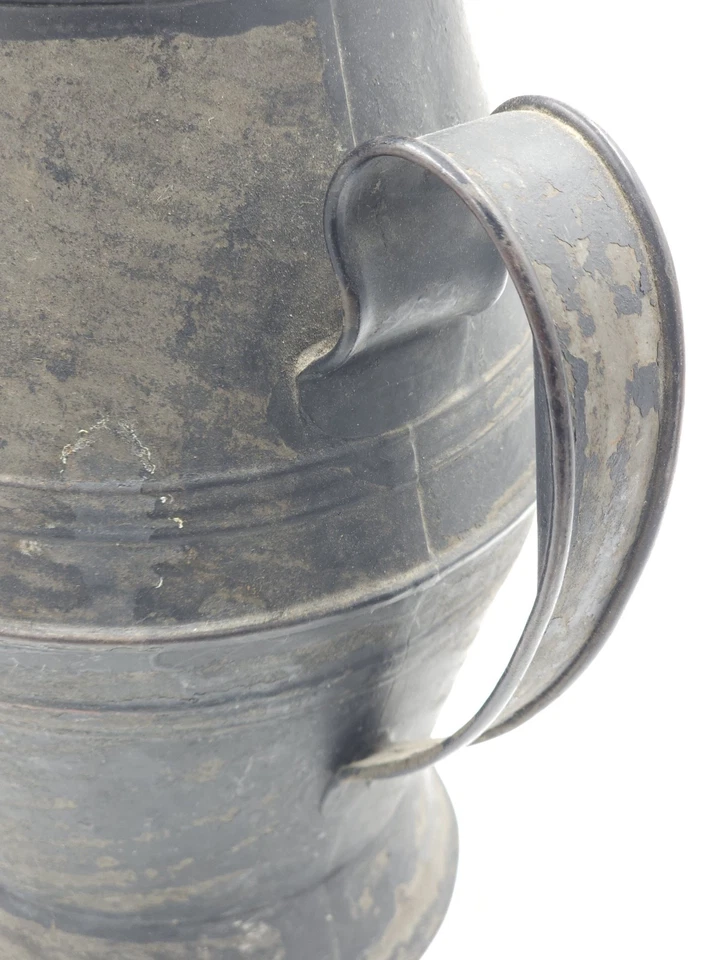 RARE 19TH CENTURY PENNSYLVANIA TIN TOLEWARE ORIGINAL COFFEE POT - Image 4 of 4