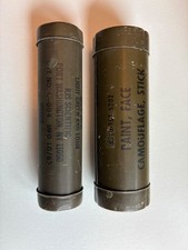 WWII Camouflage Face Paint Sticks - Light Green and Loam  Light Green And Sand