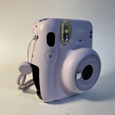 Fujifilm Instax Mini 11 instant film camera, tested & works, missing parts, READ