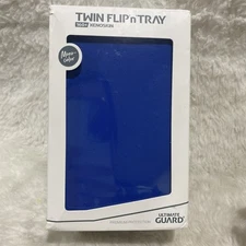 ULTIMATE GUARD TWIN FLIP n TRAY Blue 160+ XENOSKIN MONOCOLOR DECK CASE Card Box