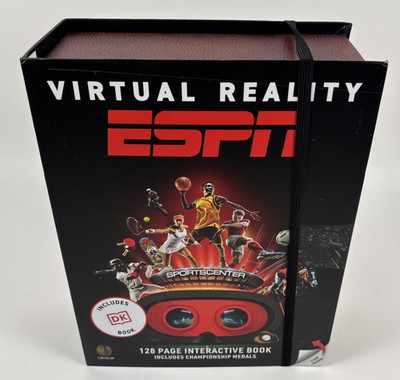 ESPN Virtual Reality Abacus Brands Gift Box Illustrated Interactive VR Book