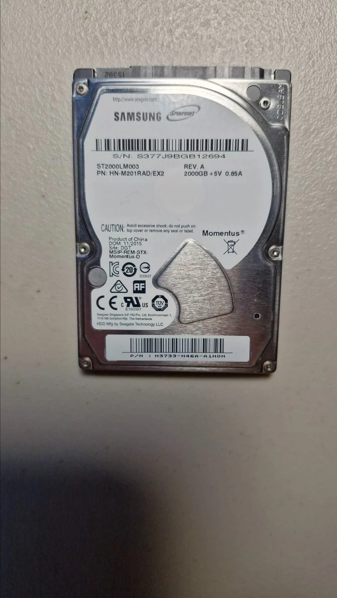 Samsung 2.5 Inch SATA 2TB Internal Hard Disk Drives for sale | eBay
