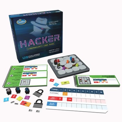 Thinkfun Hacker Cybersicherheit Programmierspiel und Vorbau Spielzeug für Jungen und Mädchen ab 1
