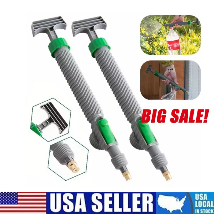 Adjustable High Pressure Manual Sprayer Drink Bottle Spray A