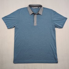 Light Blue Travis Mathew Golf Polo Shirt Men’s Large Performance Wear | Soft