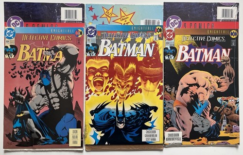 Batman Knightfall SEALED Packs inc Detective #659 3rd print Batman 492 3rd print - Picture 3 of 6