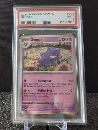 PSA 9 Gengar #094 2023 Pokemon