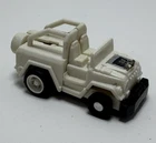 Vintage G1 Transformers Decepticon Mini Spy - White Jeep