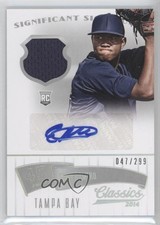 2014 Panini Classics Silver Jerseys 47/299 Enny Romero #20 Auto 2r5