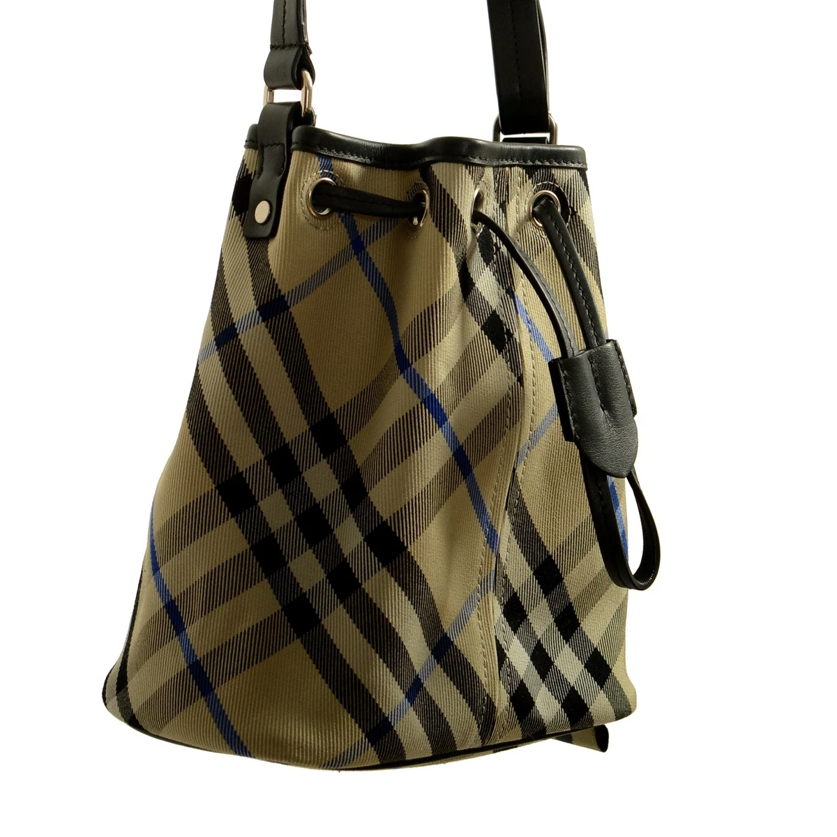 Burberry Canvas Drawstring Tote in Beige, Brown and Black Burberry Small Check Coated Canvas Zip Tote (Women) | Nordstrom main image 2