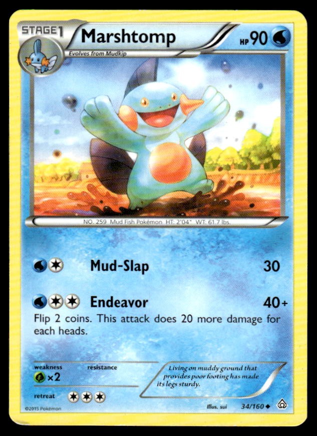 XY - Primal Clash #34/160 Marshtomp