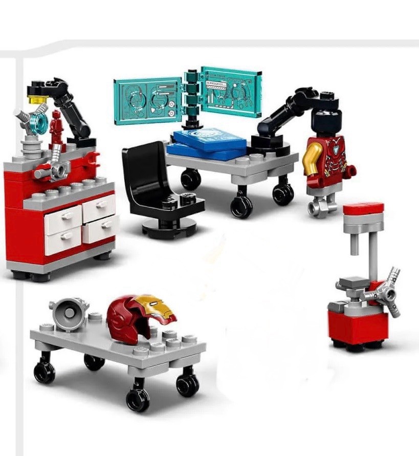 Iron Man Armory 76216 LEGO Only Tool Cabinet Drill Press & Suit