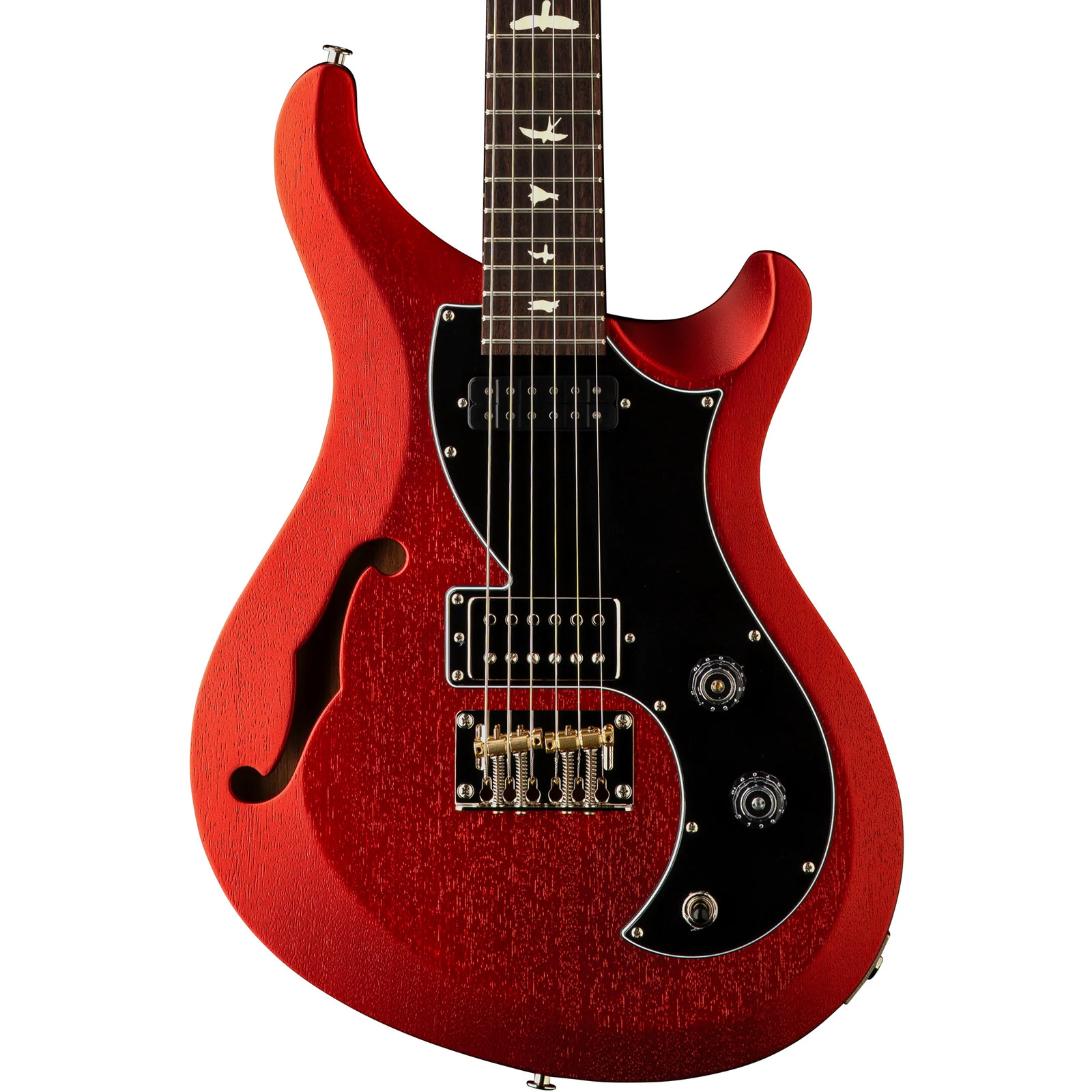 Электрогитара PRS S2 Vela Semi Hollow Satin - Красное яблоко Металлик 291290₽