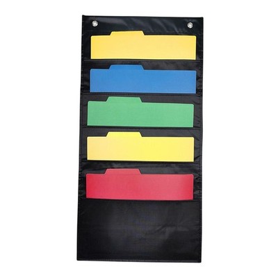 Schedule Pocket Chart Wall File Organizer 5 Taschen Aufbewahrungstasche für