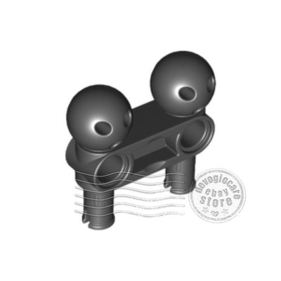 2x LEGO 90630 Technic Connector with 2 Ball Joints Black | 6236809