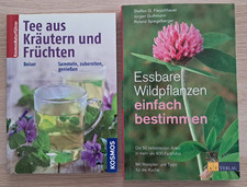 2 Bücher Tee aus Kräutern und Früchten / Essbare Wildpflanzen bestimmen Kosmos