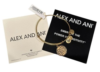 Alex And Ani Mickey Mouse Bracelet Disney Parks Gold Tone 2015 Charm