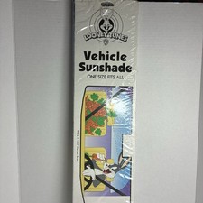 Rare Sealed Vintage 1997 Looney Tunes Vehicle Sunshade- Bugs Bunny Driver USA