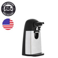 3-In-1 Electric Can Opener, Bottle Opener and Knife Sharpener with Stainless ...