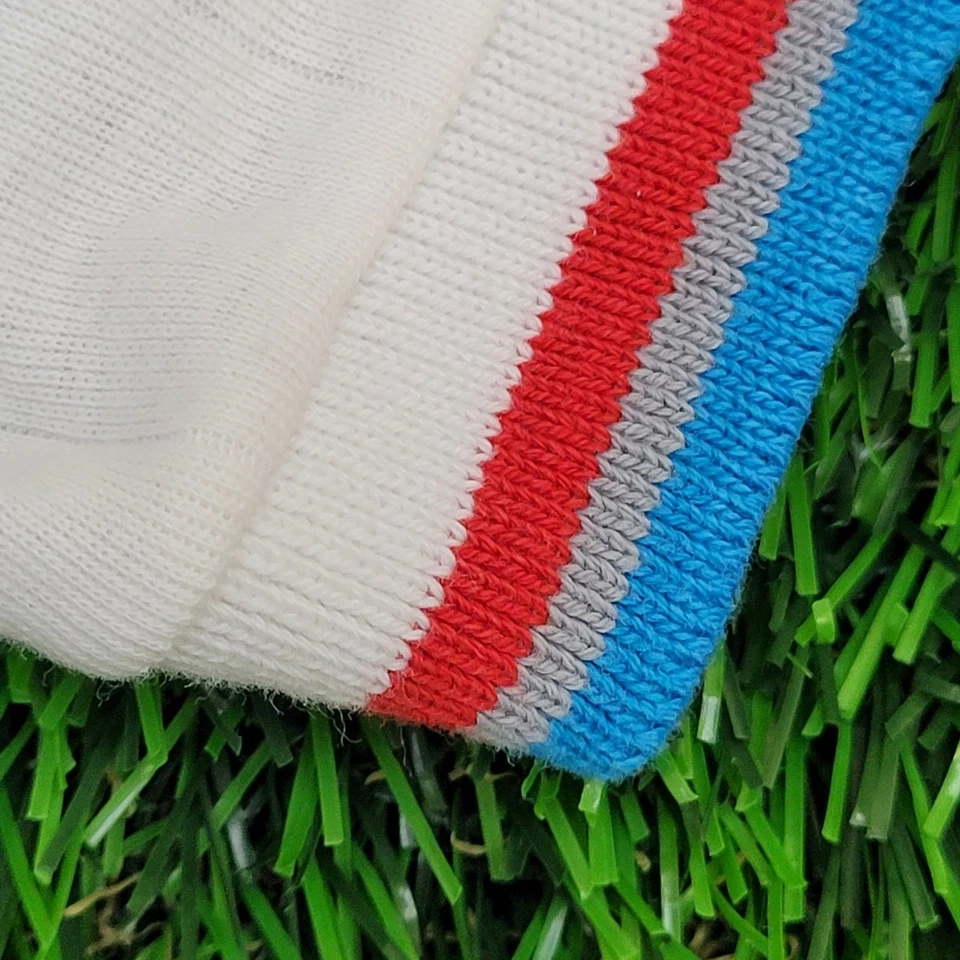 Polo Jockey Vintage Años 90 Pequeño 19x27 Blanco Gris Rojo Azul Borde Colorblock Foto 4 de 4