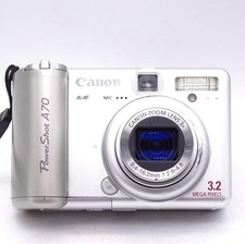 Canon PowerShot A70 Compact Digital Camera Tested Vintage Model