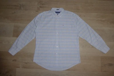 TOMMY HILFIGER 80's 2Ply Business Freizeit Hemd Slim Kariert Gr.XL **w.NEU** - Bild 1 von 2