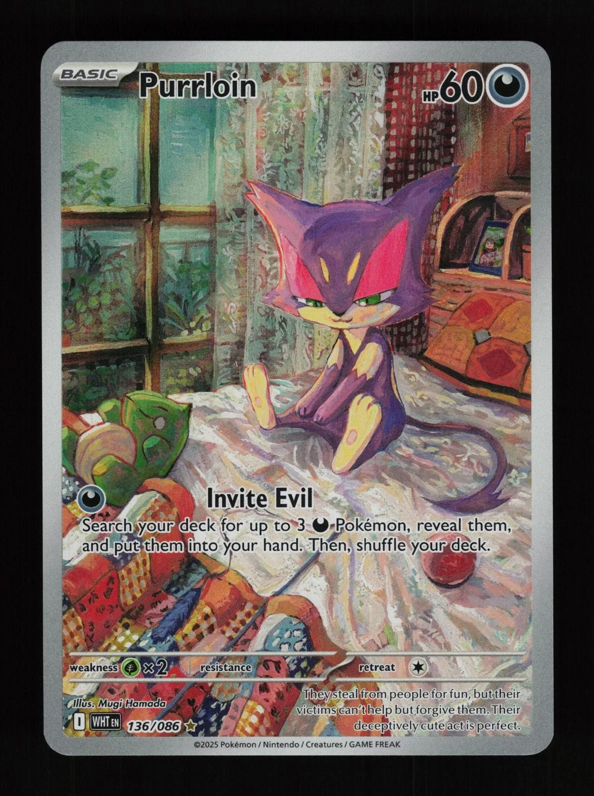 Purrloin - White Flare #136 Price & Value ($17.83) | PokeScope